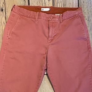 J Crew Khakis Salmon Tailored Leg